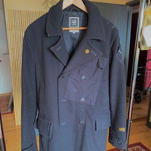 G-star Raw Wool Pea Coat Mens XL